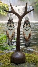 Load image into Gallery viewer, Blue Eye Wolf Spirit - Earrings