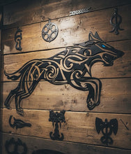 Load image into Gallery viewer, The Urnes Alpha - Wolf - Metal Art