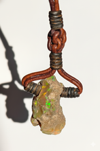 Load image into Gallery viewer, The solstice ember - Ethiopian Fire Opal - Necklace