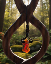 Load image into Gallery viewer, The solstice ember - Ethiopian Fire Opal - Necklace