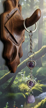Load image into Gallery viewer, The Amethyst Heart - Keychain