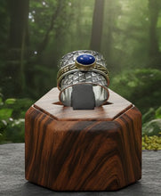 Load image into Gallery viewer, Deep Forest Lapis - Spinner Ring