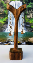 Load image into Gallery viewer, The Equinox Dangles - Sunstone &amp; Moonstone - Earrings