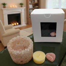 Load image into Gallery viewer, The Love and Light Set - Candle - Rose Quartz