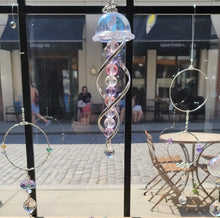 Load image into Gallery viewer, The lavender zenith - Jellyfish - Ornament - Sun Catcher
