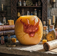 Load image into Gallery viewer, Dragon’s Hearth: An Echo of Ancient Flame - Candle