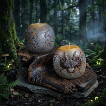 Load image into Gallery viewer, The Stone-Hearted -  Dragon - Candle - Raven Stonee