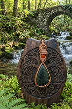 Load image into Gallery viewer, The Zest &amp; Zephyr Talisman- Copper wrapped, Bloodstone &amp; Carnelian, Pendant