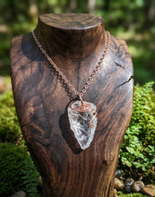 Load image into Gallery viewer, The Echo of All Time - Clear Quartz - Arrowhead - Necklace