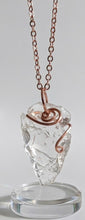 Load image into Gallery viewer, The Echo of All Time - Clear Quartz - Arrowhead - Necklace
