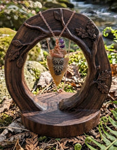 Load image into Gallery viewer, The Wisdom Hunter - Owl - Arrowhead - Necklace