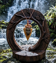 Load image into Gallery viewer, The Wisdom Hunter - Owl - Arrowhead - Necklace