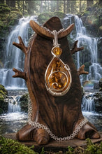 Load image into Gallery viewer, A Whisper Of Ancient Light - Amber - Necklace