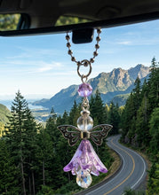 Load image into Gallery viewer, Rear  View Mirror Hanger - The Travelers Guardian - Angel