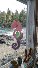 Load image into Gallery viewer, The Tide of Renewal - Sea Glass - Seahorse - Suncatcher