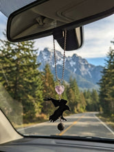 Load image into Gallery viewer, Shadow and Summit - Raven - Rear view Mirror Hanger