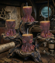 Load image into Gallery viewer, Keeper of the Coral Shadows - Octopus - Candle