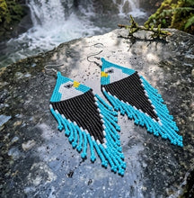 Load image into Gallery viewer, Sky Guardian Beaded Drop - Earrings