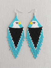 Load image into Gallery viewer, Sky Guardian Beaded Drop - Earrings