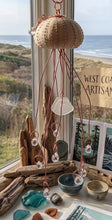 Load image into Gallery viewer, Coastal drift - Jellyfish - Sea Glass - Sun Catcher