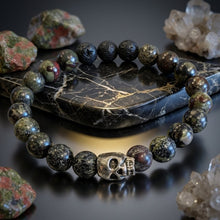 Load image into Gallery viewer, Born of Earth and Fire - Skull - Bracelet