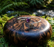 Load image into Gallery viewer, The Mystic Tide Amethyst Cuff - Bracelet