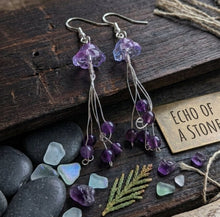 Load image into Gallery viewer, Violet Deep-Sea Drifters - Jellyfish - Earrings