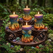 Load image into Gallery viewer, The Light of Alignment - Octopus - Candle - Chakra