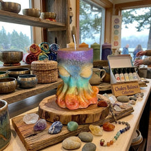 Load image into Gallery viewer, The Light of Alignment - Octopus - Candle - Chakra