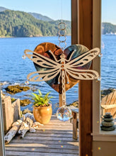 Load image into Gallery viewer, Whispers Of Wings and Light - Dragonfly - Sun Catcher