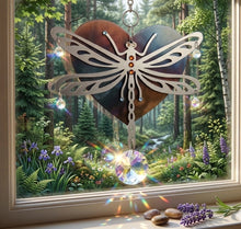 Load image into Gallery viewer, Whispers Of Wings and Light - Dragonfly - Sun Catcher