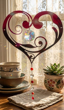 Load image into Gallery viewer, Sacral Fire Heart - Sun Catcher