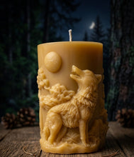 Load image into Gallery viewer, Full Moon Wolf Echoes - Wolf - Candle
