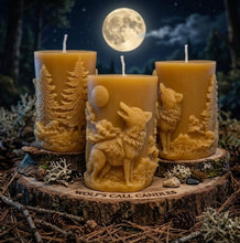 Load image into Gallery viewer, Full Moon Wolf Echoes - Wolf - Candle