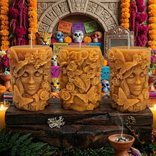 Load image into Gallery viewer, The Chrysalis Calavera - Candle - Raven Stone