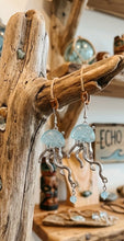 Load image into Gallery viewer, Stone of the Sky-Sea - Jellyfish - Earrings