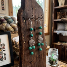 Load image into Gallery viewer, The Ocean Flow Talisman - Sand Dollar - Earrings