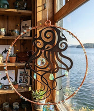 Load image into Gallery viewer, Echo of Aqua Aura - Jellyfish - Sun Catcher