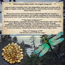 Load image into Gallery viewer, Celestial Guardian - Dragonfly - Cloud - Sun Catcher
