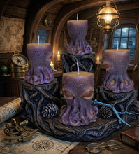 Load image into Gallery viewer, Shadowed Bioluminescence - Octopus - Candle