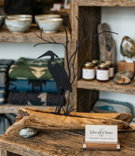 Load image into Gallery viewer, The Patient Watcher - Heron - Metal Art
