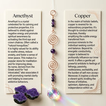 Load image into Gallery viewer, The Vancouver Island Sunrise - Suncatcher - Amethyst