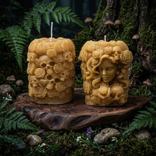 Load image into Gallery viewer, The Cycle of Transformation  - Skull - Candle - Raven Stone