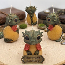 Load image into Gallery viewer, Emberheart Hatchling - Candle - Dragon