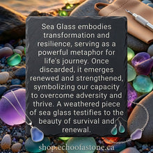 Load image into Gallery viewer, Tides &amp; Transformation - Jellyfish - Sea glass - Necklace