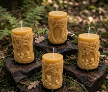 Load image into Gallery viewer, The Woodland Echo - Candle - Squirrel - Owl - Mushroom - Tree of life - Raven Stone