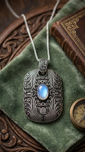 Load image into Gallery viewer, Ethereal Echo - Moonstone Filigree  - Necklace