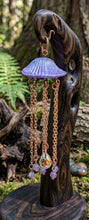 Load image into Gallery viewer, Baby Lavender Drift - Jellyfish - Suncatcher - Lepidolite