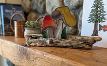 Load image into Gallery viewer, The Wooded Canopy - Mushroom - Stained Glass - Raven Stone
