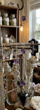 Load image into Gallery viewer, Pendulum - Amethyst - Triquetra - Echo of a Stone